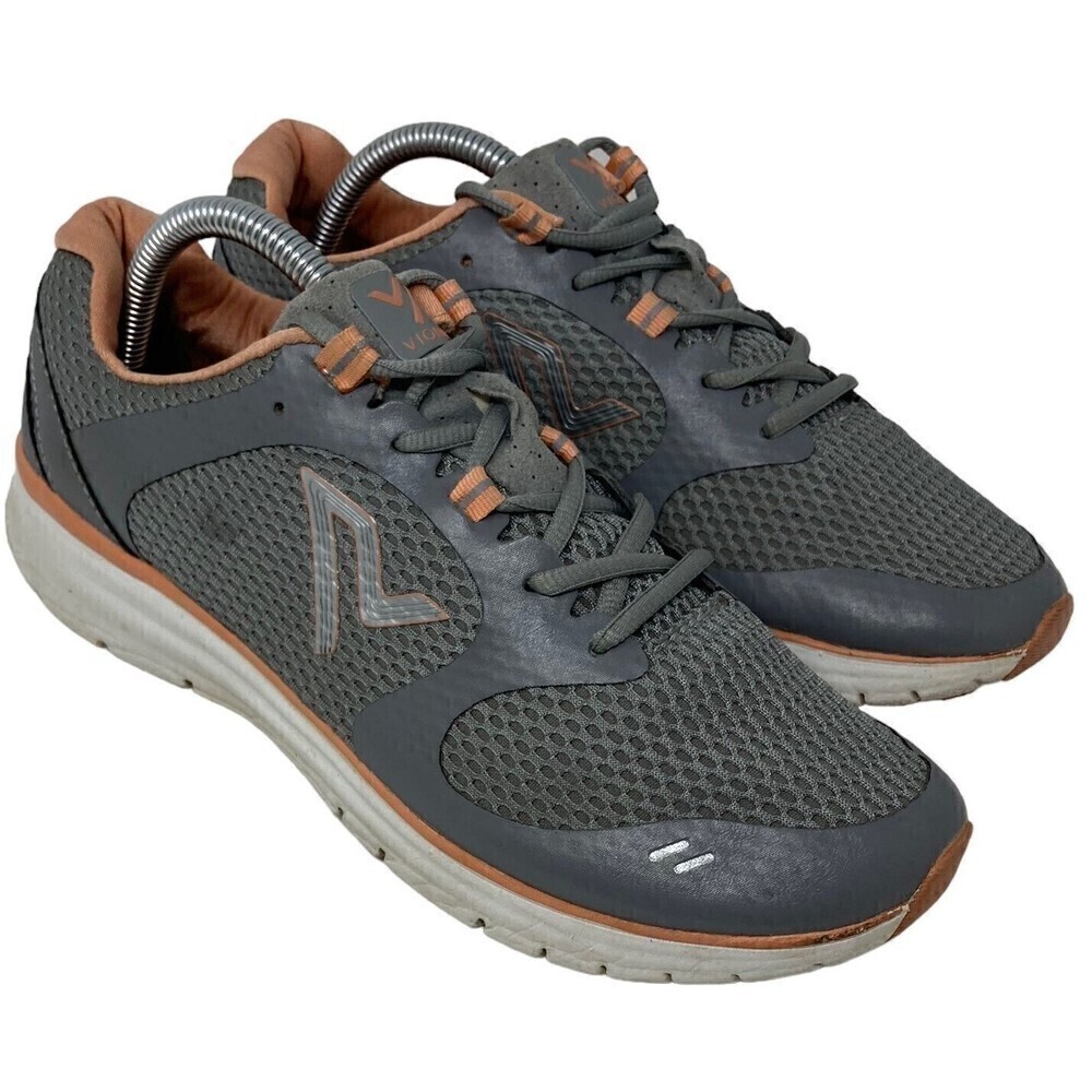 Vionic 335 Elation 1.0 Sneaker Womens 9.5 Gray Walking Lace Up Trainers